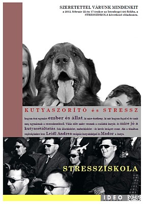 Stressz kezelés kutyával plakát